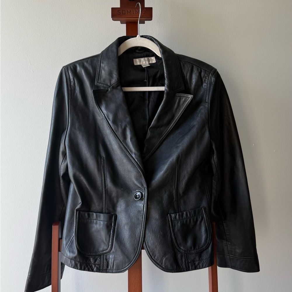 Petite Sophisticate Black Blazer Jacket